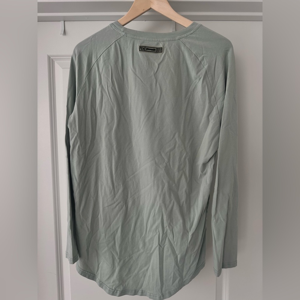 YoungLA Green Long Sleeve Tee Casual Lightweight